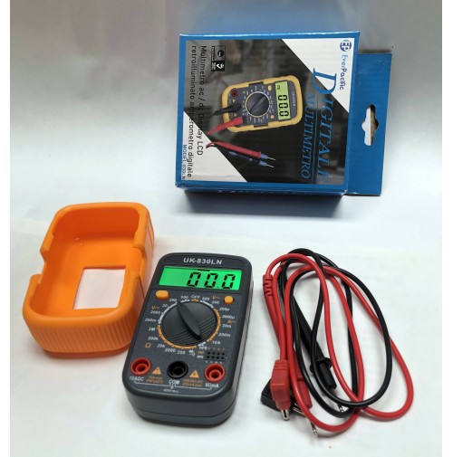 Multimetro Tester ac/dc LCD Retroilluminato Amperometro